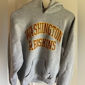 Grey Washington Redskins Hoodie, Size: Medium